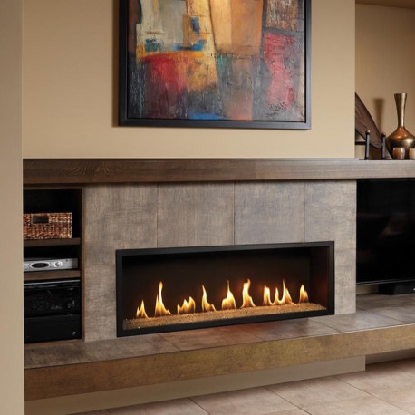 136 - VT126BN - GAS NATURAL - ENC. AUTOMÁTICO - PIEDRAS